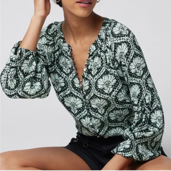 White House Black Market Tops - White House Black Market Crinkle Blouse